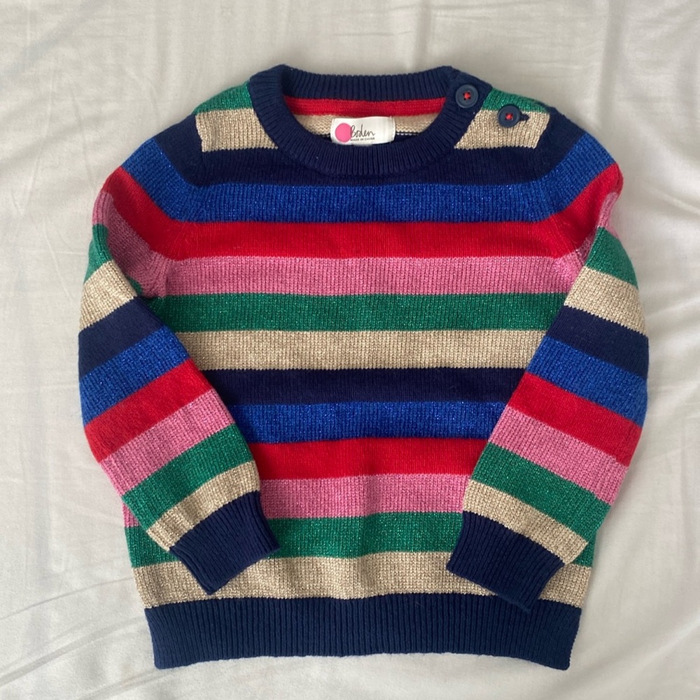 Colorful Boden sweater size 2-3 years. Like new condition!